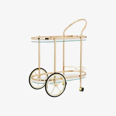 Nordic Nest RICE Rice serving trolley Rosé gold
