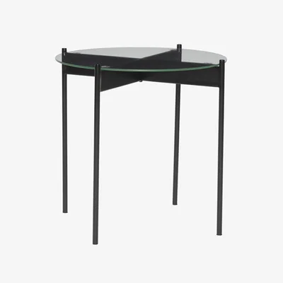 Nordic Nest Hübsch Beam side table 45 cm Black