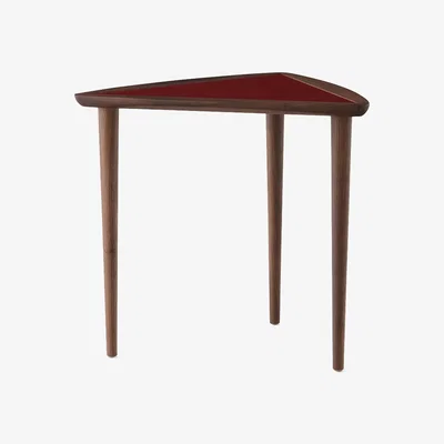 Nordic Nest Audo Copenhagen Umanoff nesting side table Walnut-burgundy