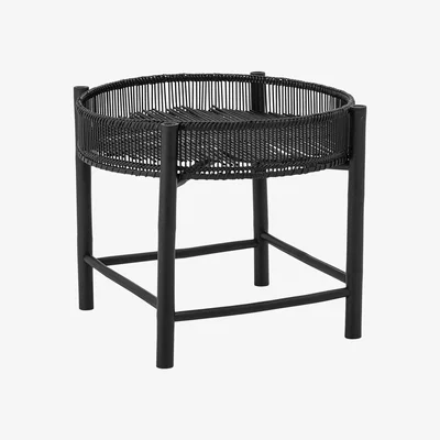 Nordic Nest Bloomingville Carolina side table Ø 56 cm Black