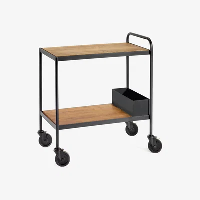Nordic Nest Serax James serving trolley Black