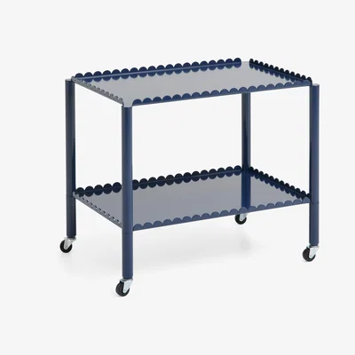 Nordic Nest HAY Arcs Trolley Low Steel blue