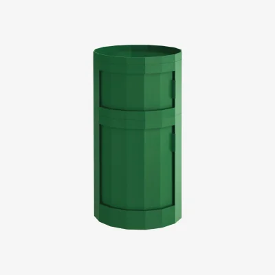 Nordic Nest HAY Facet Cabinet 110 side table Spinach green