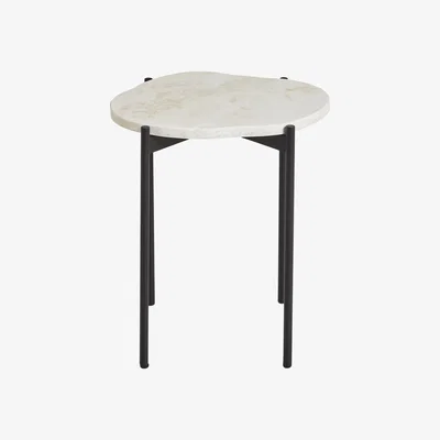 Nordic Nest Woud La Terra occasional table. small Ivory