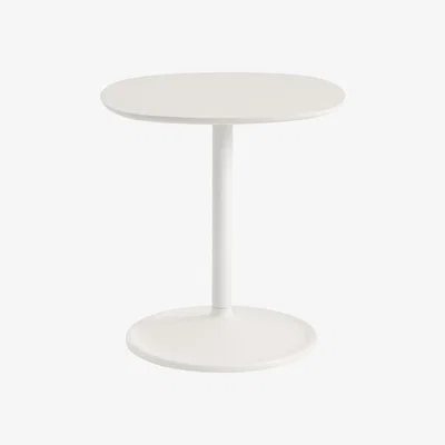 Nordic Nest Muuto Soft 45x45cm side table Off white linoleum H: 48 cm