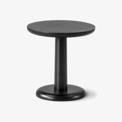 Nordic Nest Fredericia Furniture Pon side table Black lacquered oak Ø35 cm