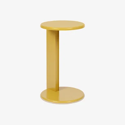 Nordic Nest Hem Lolly side table 56 cm Ochre yellow gloss
