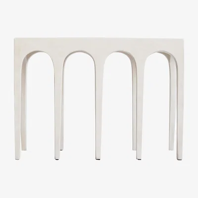Nordic Nest 101 Copenhagen Bow Console big side table 114x82 cm Birch