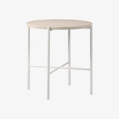 Nordic Nest 1898 Aplaryd side table 45 cm Beige limestone