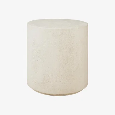 Nordic Nest Ethnicraft Elements side table Ø40 cm Off white