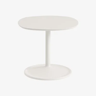 Nordic Nest Muuto Soft 45x45cm side table Off white linoleum H: 40 cm