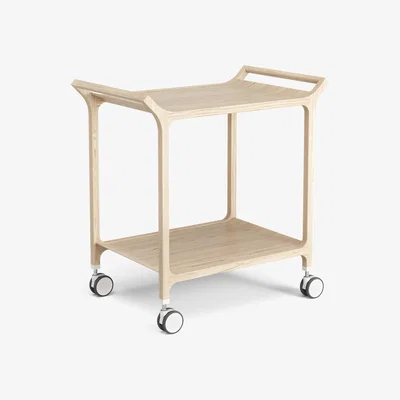 Nordic Nest Swedese Teatime serving trolley Ash laquered