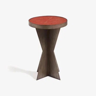 OKA OKA, Stello Side Table - Moroccan Red, Side Tables