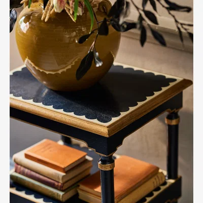 OKA OKA, Lastura Side Table - Midnight Blue, Side Table