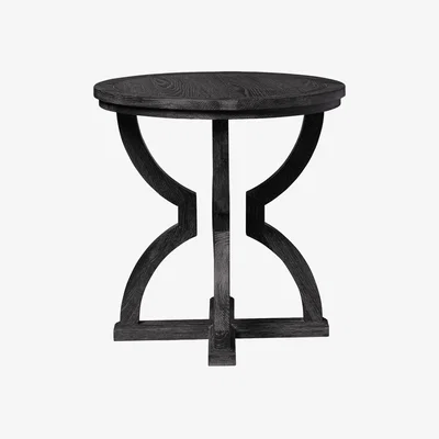 OKA OKA, Kaishu Side Table - Black, Side Tables, Oak