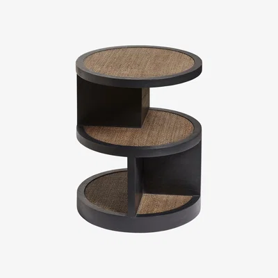 OKA Abaneri Side Table - Ebony