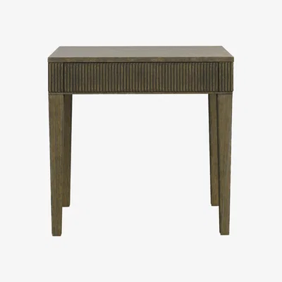 OKA Shima Side Table - Burnt Cedar