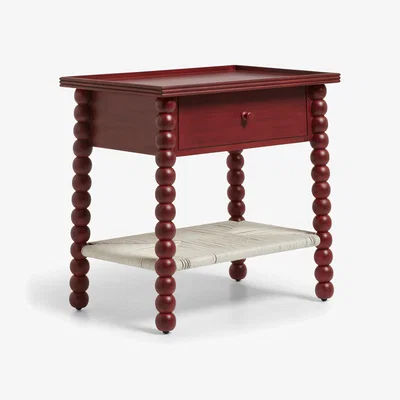 OKA OKA, Flectus Side Table - Brushed Red, Side Table