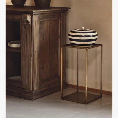 OKA OKA, Neli Side Table - Antique Brass, Side Table