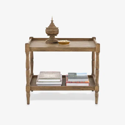 OKA OKA, Radnor Side Table - Large - Weathered Oak, Side Table