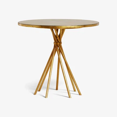 OKA Florac Side Table - Antique Gold