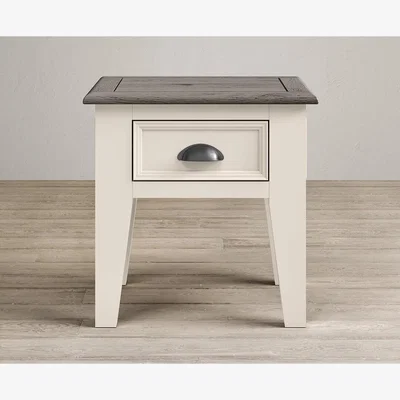 Oak&More Dartmouth Soft White Painted Lamp Table