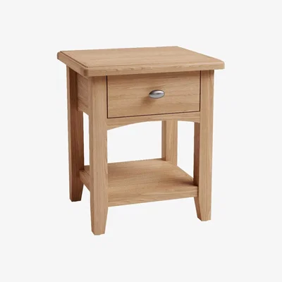 Oak&More Dante 1 Drawer Lamp Table