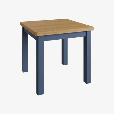 Oak&More Cole Oak and Blue Flip Top Table
