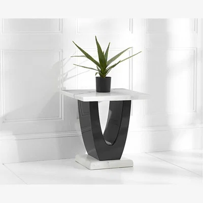 Oak&More Ex-display Raphael White Marble Side Table