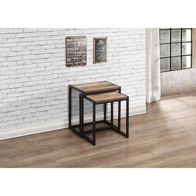 Oak&More Wallis Rustic Nest of Tables