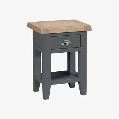Oak&More Eden Oak and Grey Side Table