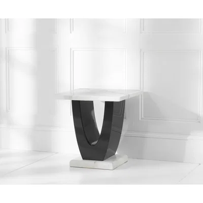 Oak&More Raphael White Marble Side Table