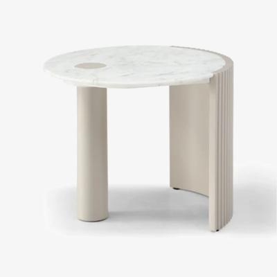 Olivia's Tommy Franks Salida Side Table in Beige