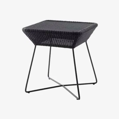 Olivia's CANE-LINE Breeze Side Table Fiber Black