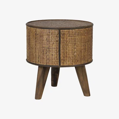 Olivia's Light & Living Canya Side Table Dark Brown / Large