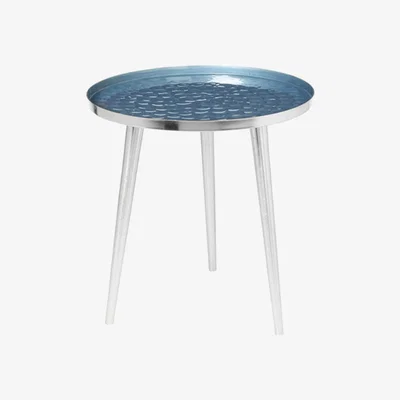 Olivia's Broste Copenhagen Jelva Side Table Steel Ashley Blue Small | Outlet