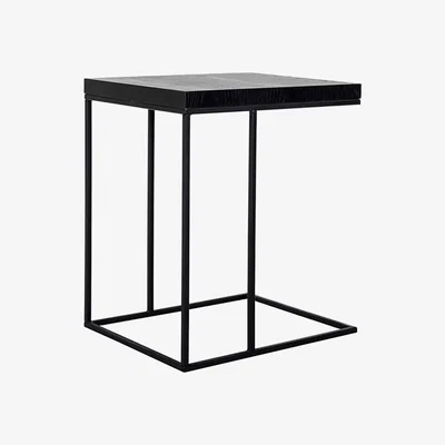 Olivia's Richmond Oakura For Sofa Black Side Table