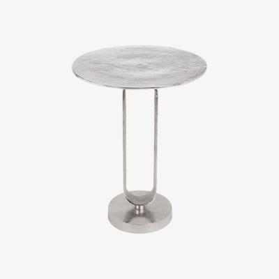 Olivia's Olivia's Zante Shiny Metal Table in silver