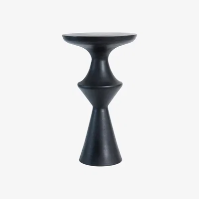 Olivia's Light & Living Loboc Matt Black Side Table - Small