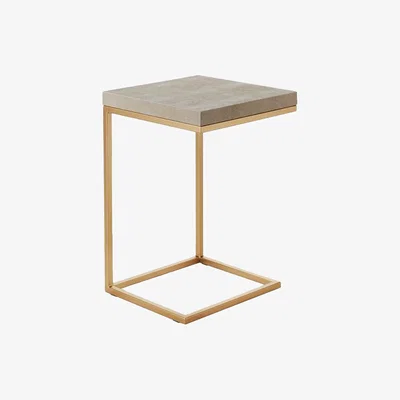 Olivia's Andrew Martin Ashley Side Table - Cream