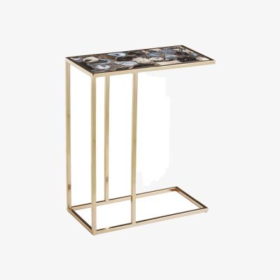 Olivia's Olivia's Boutique Hotel Collection - Black Agate Sofa Table | Outlet