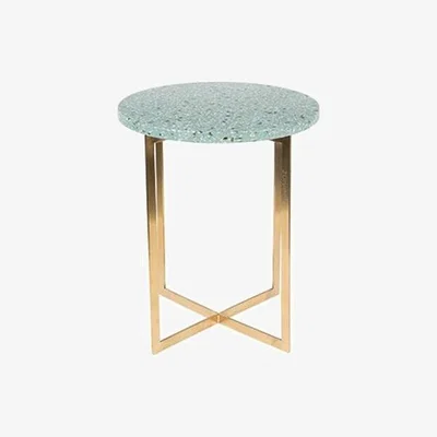 Olivia's Zuiver Luigi Side Table Green / Green / Round