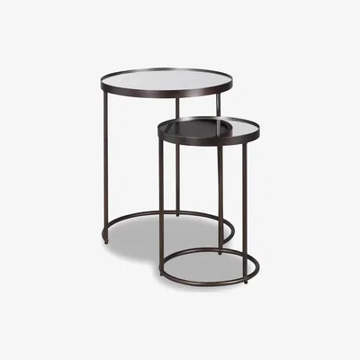 Olivia's Liang & Eimil Song Side Table Antique Bronze Coated Steel