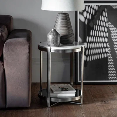 Olivia's Gallery Direct Watchet Silver Side Table