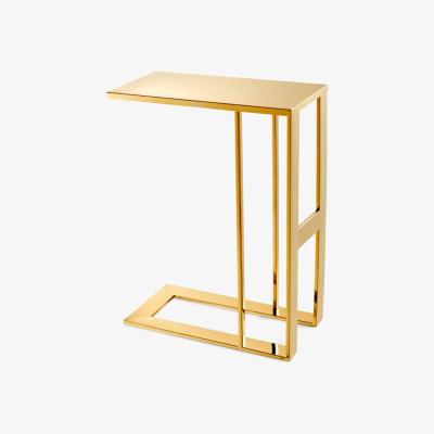 Olivia's Eichholtz Pierre Side Table in Gold Finish