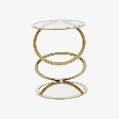 Olivia's Olivia's Oscar End Table in Gold