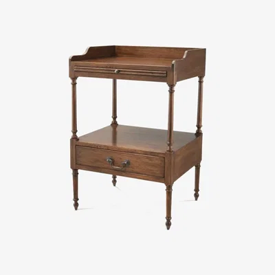 Olivia's Eichholtz Norfolk Side Table in Antique Oak