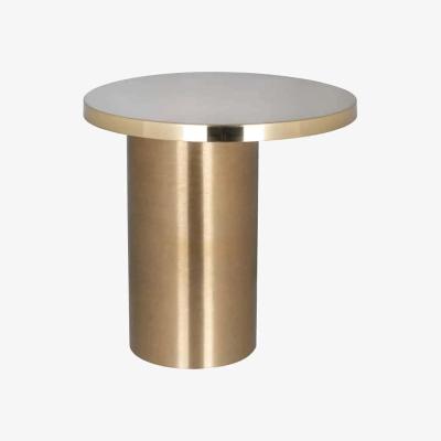 Olivia's Richmond Interiors Naya Side Table in Gold