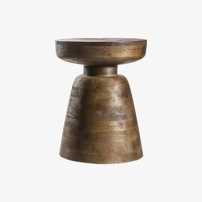 Olivia's Gallery Direct Milstead Antique Brown Side Table