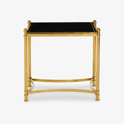 Olivia's Olivia's Ackley Side Table Black And Gold